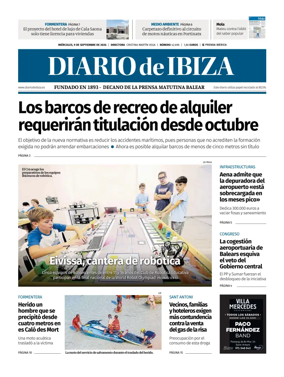 Cover of Diario de Ibiza