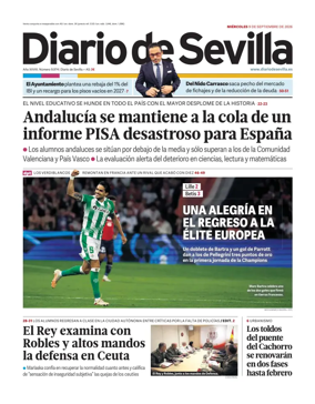 Cover of Diario de Sevilla
