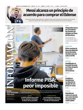 Cover of Diario Informacion (Elche y Vega Baja)