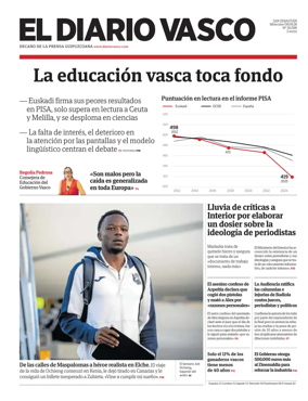 Cover of Diario Vasco (Alto Urola)
