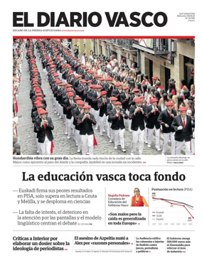 Cover of Diario Vasco (Bidasoa)