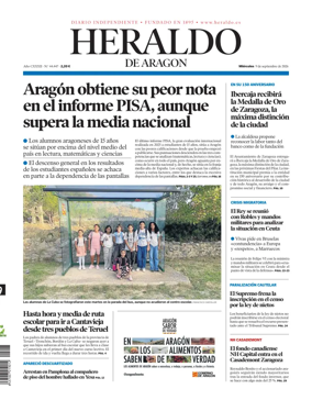 Cover of Heraldo de Aragon