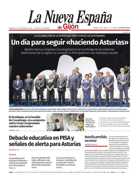 Cover of La Nueva Espana (Gijon)