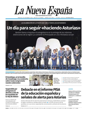 Cover of La Nueva Espana (Oviedo)