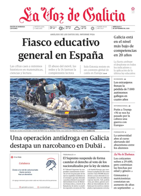 Cover of La Voz de Galicia (Barbanza)