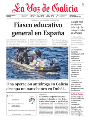 Cover of La Voz de Galicia (Carballo)