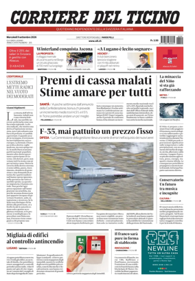 Cover of Corriere del Ticino