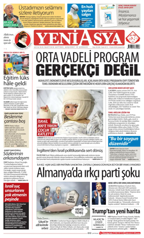 Cover of Yeni Asya