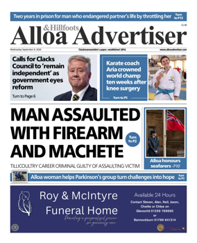 Cover of Alloa Advertiser