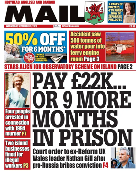 Cover of Bangor Mail