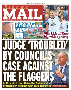 Cover of Birmingham Mail