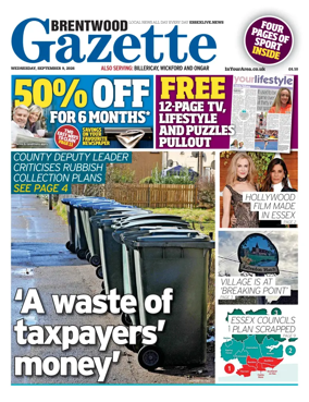 Cover of Brentwood Gazette