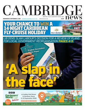 Cover of Cambridge News
