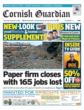 Cover of Cornish Guardian (Newquay & the North Coast)