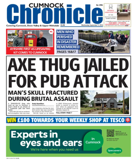 Cover of Cumnock Chronicle
