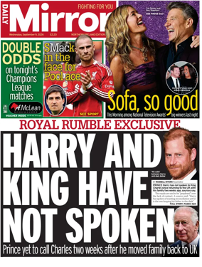 Cover of Daily Mirror (Northern Ireland)