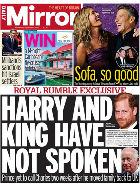 Cover of Daily Mirror