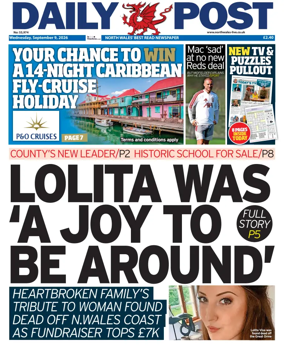 Cover of Daily Post (North Wales)