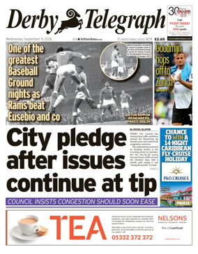 Cover of Derby Telegraph