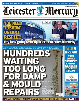 Cover of Leicester Mercury