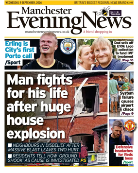 Cover of Manchester Evening News