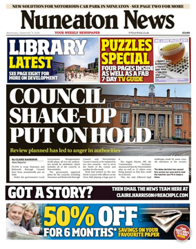 Cover of Nuneaton News