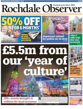 Cover of Rochdale Observer