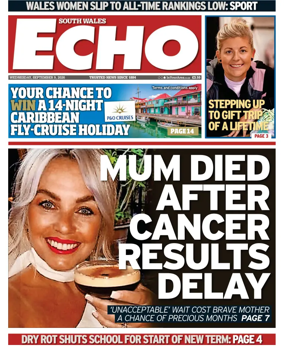 Cover of South Wales Echo