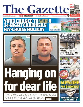 Cover of Teesside Evening Gazette