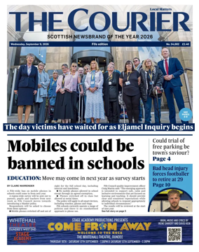 Cover of The Courier & Advertiser (Fife Edition)