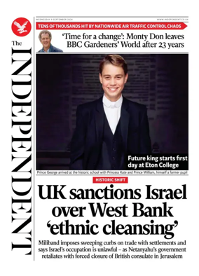 Cover of The Independent