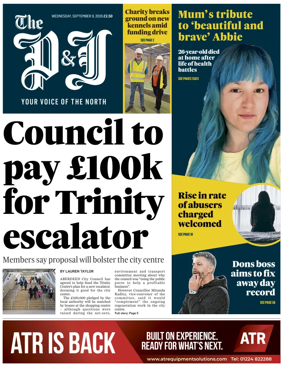 Cover of The Press and Journal (Aberdeen and Aberdeenshire)
