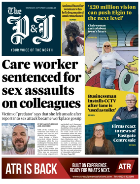 Cover of The Press and Journal (Inverness Highlands and Islands)
