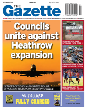 Cover of Uxbridge Gazette