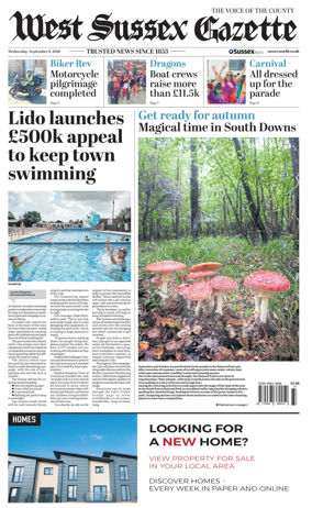 Cover of West Sussex Gazette