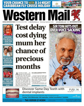 Cover of Western Mail