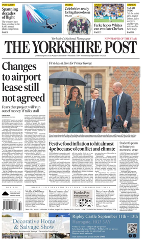 Cover of Yorkshire Post
