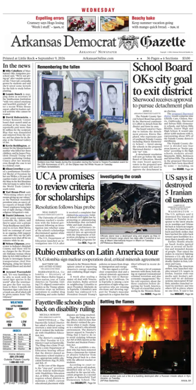 Cover of Arkansas Democrat-Gazette