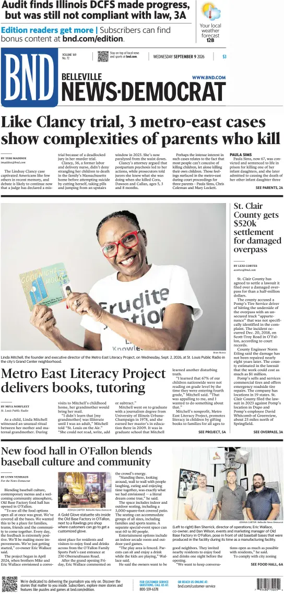 Cover of Belleville News-Democrat