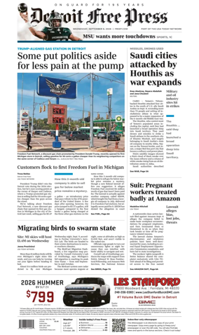 Cover of Detroit Free Press