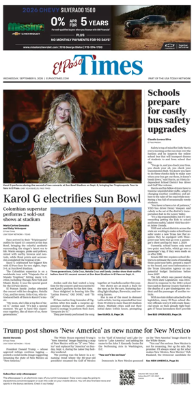 Cover of El Paso Times