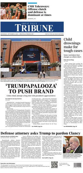 Cover of Great Falls Tribune
