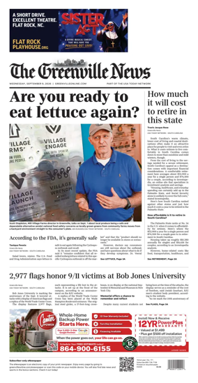 Cover of The Greenville News