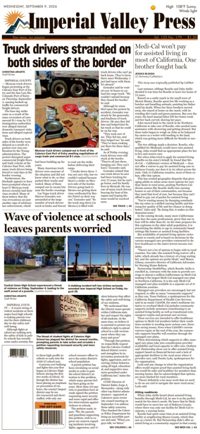 Cover of Imperial Valley Press