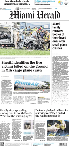 Cover of Miami Herald