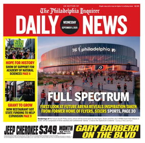 Cover of Philadelphia Daily News
