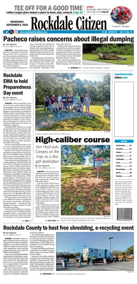 Cover of Rockdale Citiizen