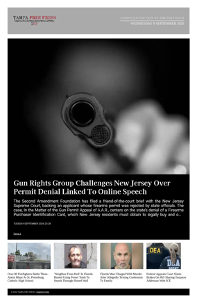 Cover of Tampa Free Press