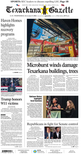 Cover of Texarkana Gazette