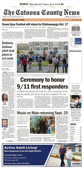 Cover of The Catoosa County News